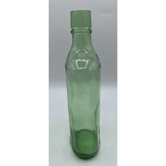 Vintage Green Glass Bottle One 1 Pint Federal Law Forbids Sale Or Reuse Flask - Picture 4 of 9